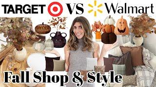 NEW* Target FALL Decor & Styling / New Walmart Fall Decor Shop With Me / Designer on a Budget