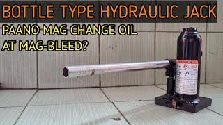 Hydraulic Bottle Type Jack Change Oil and Bleeding DIY Tutorial