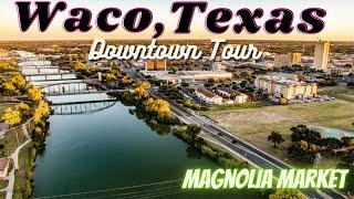 Waco, Texas "walking tour" Downtown and Magnolia Silos