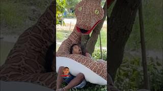 La serpiente gigante #viral#broma