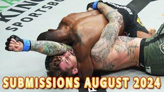 MMA Submissions of August 2024