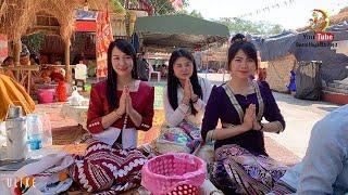 ร่วมทำบุญสาวงามบ้านกวางเชียงตุง Welcome to Donation festival and Merit at Keng Tung village