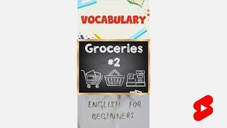 Grocery Store Vocabulary |Shopping at the Grocery Store | Learn English at the Grocery Store #shorts