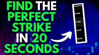 CHOOSE THE PERFECT STRIKE PRICE IN 20 SECONDS WHEN TRADING OPTIONS (EP. 115)