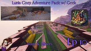 Lunis Cozy Adventure Modpack w/ @GeekTechMedia   ~  Ep 10 Building a Barn  ~ Minecraft 1.20.1 Pack