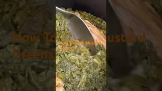 How To Make Mustard Greens In The Bag Taste Like Fresh Mustard Greens