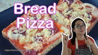 HOW TO MAKE BREAD PIZZA - Delish PH