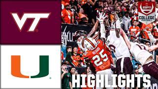 Virginia Tech Hokies vs. Miami Hurricanes | Full Game Highlights | ESPN College Football