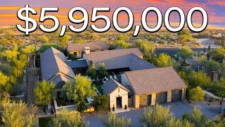 Inside a $5,950,000 FARMHOUSE MANSION in Scottsdale With an Amazing Courtyard