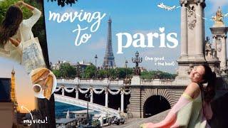 MOVING TO PARIS VLOG | moving into my paris apartment, apartment shopping, empty tour, sightseeing!