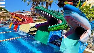 Crystal Admiral Resort in Antalya Türkiye (Waterslides + Restaurant & Hotel - Roomtour)