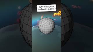 Why Hexagons? #gamingshorts #creative #hexagonsarethebestagons