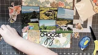 Choose Joy/Scrapping on the Fly 500 Sub Hop/Punched Out Thursday to Die For/Scrapbook Process Video