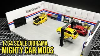 Mighty Car Mods' SuperGarage in 1/64 scale | DIY Diorama