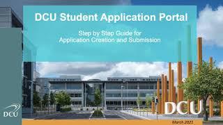 How To Apply For Postgraduate Study at DCU