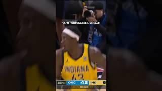Listen to the ESPN Portuguese live call of Pascal Siakam’s poster