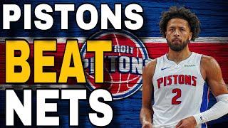 Pistons beat Nets and are BACK TO WINNING