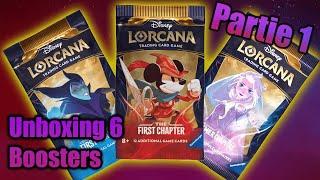 Ouverture de 6 Boosters LORCANA ! Le nouveau TCG de Disney [Partie 1]