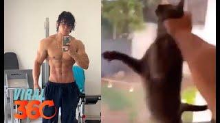 Exhiben a 'influencer' fitness Daddy Aioli por videos donde golpea a su gato