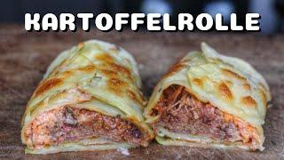 Kartoffel Käse Pulled Pork Rolle - GENIALER HACK mit KARTOFFELN und Käse - BBQ-Video - 0815BBQ