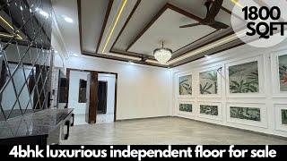 4 bhk flat for sale in vasundhara ghaziabad with covered car parking & lift.