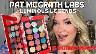 NEWPAT MCGRATH LABS LUMINOUS LEGENDS EYESHADOW PALETTE| DEMO, SWATCHES, COMPARISONS