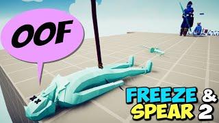 ️FREEZE & SPEAR 2! 2x ICE ARCHER & 2 SPEAR THROWER - Totally Accurate Battle Simulator TABS