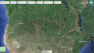 Where on the map - Zambia