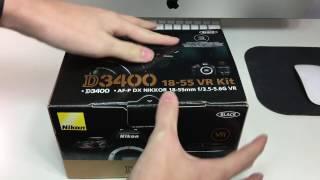 Nikon D3400 Camera Unboxing