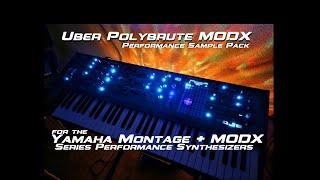 Uber Polybrute MODX Sample Pack Yamaha Montage Performance Layers Synthesizer