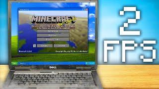 Minecraft On A Windows XP Laptop..