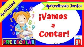 VAMOS A CONTAR #Aprendeencasa PREESCOLAR