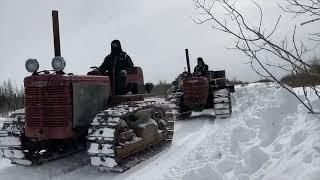 TD 9 IH Twins Tandem Pulling Sleighs March 31 2023