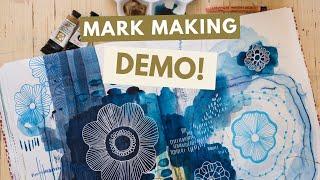 Inside My Sketchbook: Mark Making Demo & More Pattern Play!