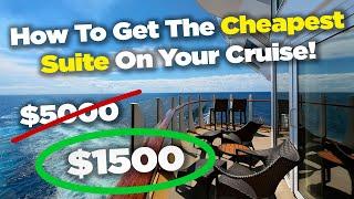 How to get the cheapest cruise ship suite