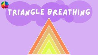 TRIANGLE // 30 Second Breathing Exercise. SUPER SHORT & SIMPLE!