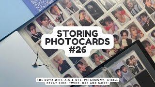 Storing Photocards #26- the boyz ot11, a.c.e ot5, p1harmony, ateez, stray kids, twice, dkb and more!