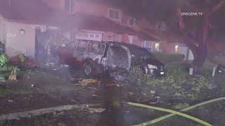 VIDEO | Small plane crashes into San Diego neighborhood of Tierrasanta, multiple fatalities