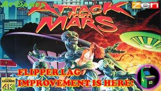 Atgames 4K Pinball: Williams Attack From Mars Flipper Lag Improvement!