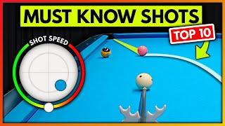 TOP 10 MOST COMMON Shots You MUST Know & How To EXECUTE Them