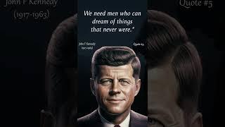 John F. Kennedy's Advice for Future Generations (Part 2 of 8) #quotes