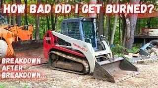 I spent $28,000 on this machine sight unseen!! (Takeuchi Track Loader TL240)