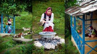 Baking a Delicious Meat Pirozhki in the Traditional Northern Iranian Style