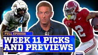 Alabama at LSU, Georgia at Ole Miss, Indiana going for 10-0 vs Michigan & more Week 11 Picks