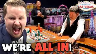 INSANE Roulette Session from Las Vegas LIVE Stream! (Aria Casino)