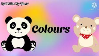 Colour names | Learning for kids | Activities By Abeer