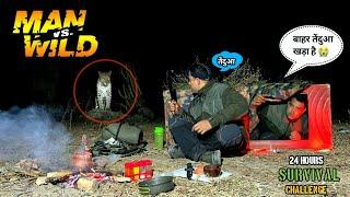 24 Hours Survival Challenge In Jungle Night Camping In Forest Indian Jungle Survival Camping Video