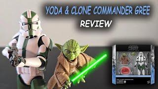 Yoda & Clone Commander Gree (Star Wars Black Series) - REVIEW (Clones of the Republic 2-pack)