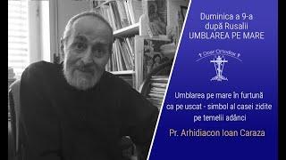 Duminica a 9-a după Rusalii, Umblarea pe mare - Pr. Arhid. Prof. Dr. Ioan Caraza