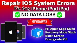 Fix Any iPhone/iPad/iPod Stuck on Recovery Mode/Apple Logo/Boot Loop|iToolab FixGo iOS System Repair